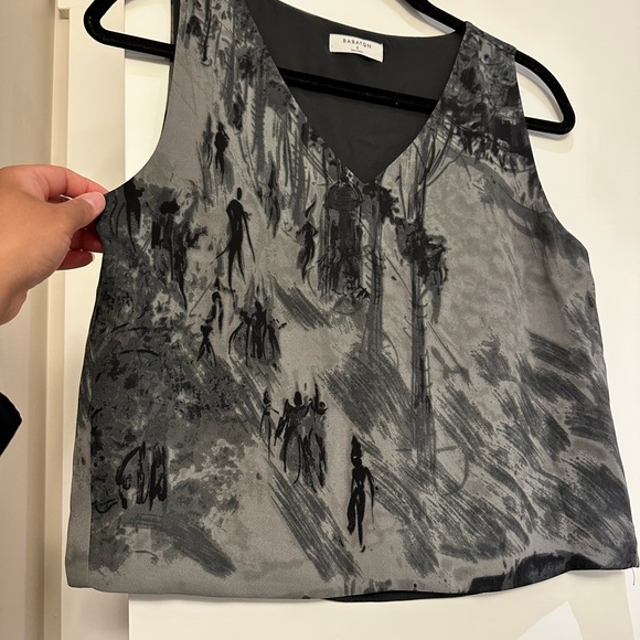 BABATON | V-neck sleeveless blouse - Picture 2 of 3